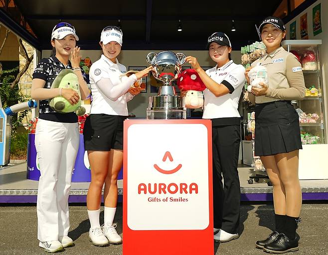 왼쪽부터 이예원, 고지우, 노승희, 유현조.  [KLPGA 제공. 재판매 및 DB 금지]