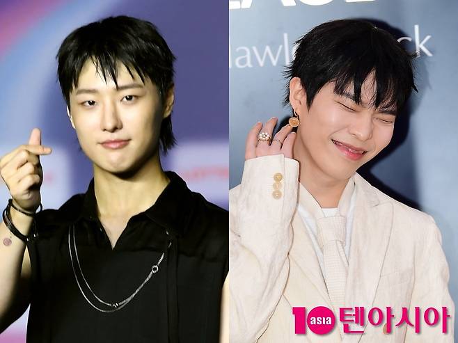 가수 우즈, 듀오 악뮤 이찬혁/사진=텐아시아 사진DB