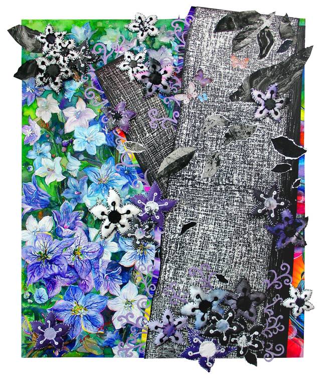 이정란 '기쁨의 나날Ⅴ' /사진=유휴열 미술관 제공