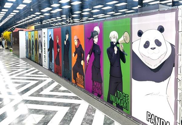 지난해 더현대서울에서 열린 주술회전 팝업스토어/사진제공=현대백화점