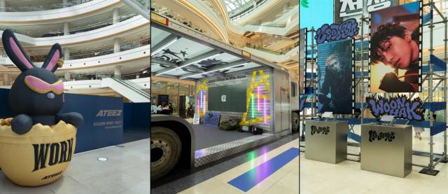 타임스퀘어에서 진행된 다양한 팝업스토어/사진제공=타임스퀘어