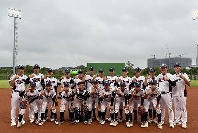 한국 12세 이하(U12) 야구대표팀. (대한야구소프트볼협회 제공)