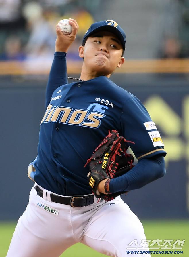 18일 잠실구장에서 열린 LG 트윈스와 NC 다이노스의 경기. NC 김녹원이 역투하고 있다. 잠실=박재만 기자 pjm@sportschosun.com/2025.06.18/