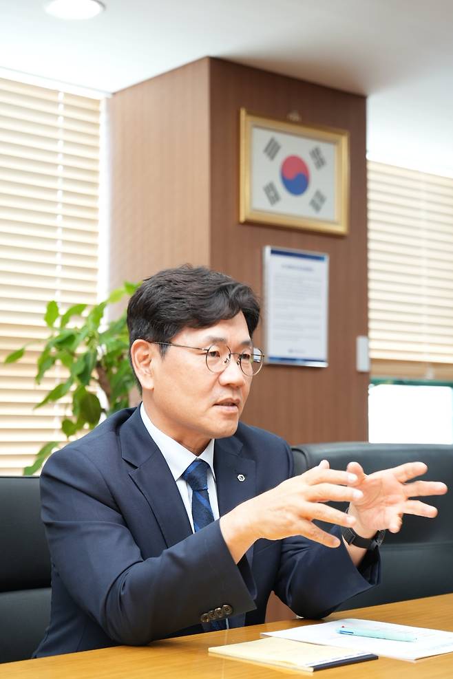 이대희 한국벤처투자 대표가 7월 25일 서울 서초구 한국벤처투자 본사에서 조선비즈와 인터뷰를 하고 있다.
