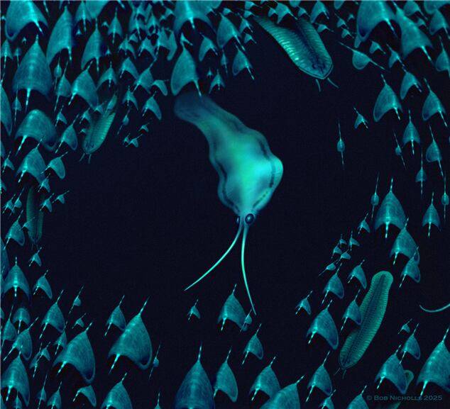 넥토카리디드인 '넥토그나투스 에바스미싸이'의 상상도./극지연구소