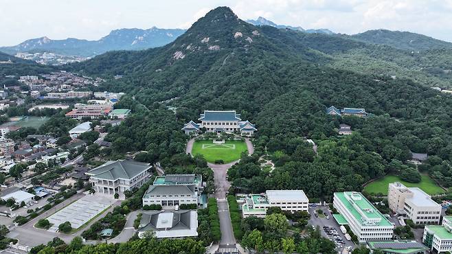 30일 촬영한 청와대. /뉴스1