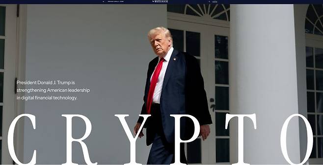 미국 백악관이 31일(현지시간) 디지털자산 워킹그룹 종합보고서를 공개했다. 공식 홈페이지 갈무리
