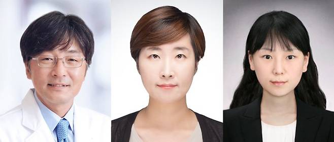 왼쪽부터 김승기 서울대병원 소아신경외과 교수, 고은정 제이엘케이 박사, 최승아 소아암·희귀질환지원사업단 연구교수 서울대학교병원 제공