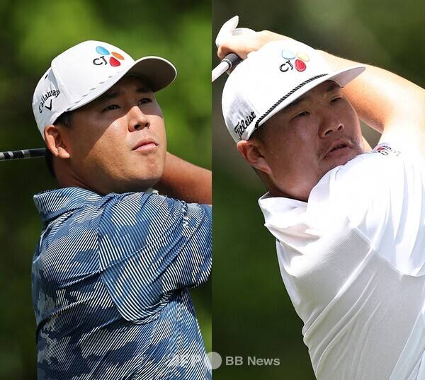 미국프로골프(PGA) 투어 2025 정규시즌 36개 공식 페덱스컵 대회 중 마지막인 윈덤 챔피언십에 출전하는 김시우, 임성재 프로. 사진제공=ⓒAFPBBNews = News1 (사진을 무단으로 사용하지 마십시오.)