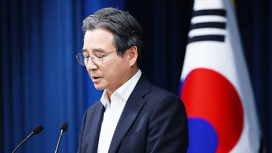 김용범 정책실장. 김현동 기자