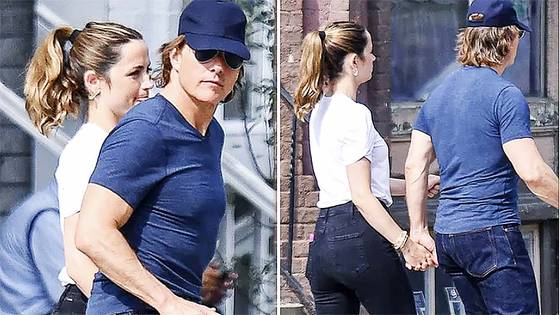 TMZ에서 공개한 톰 크루즈와 배우 아나 디 아르마스의 사진. TMZ 홈페이지 캡처