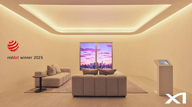 대치동 자이갤러리 내 자이랩 구성 중 ‘빛’을 주제로 한 조명 시스템인 Human Centric Lighting System 체험공간 [사진 = GS건설]