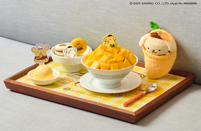 롯데호텔 월드 폼폼푸린 망고 후식 이미지 / 사진=롯데호텔 월드