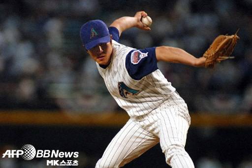 김병현은 2001년 애리조나의 월드시리즈 우승에 기여했다. 사진=ⓒAFPBBNews = News1