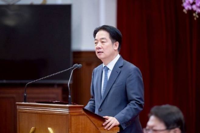 라이칭더 대만 총통. 연합뉴스