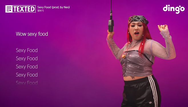 이수지의 부캐 햄부기. 유튜브 채널 ‘딩고 뮤직’ 영상 캡처