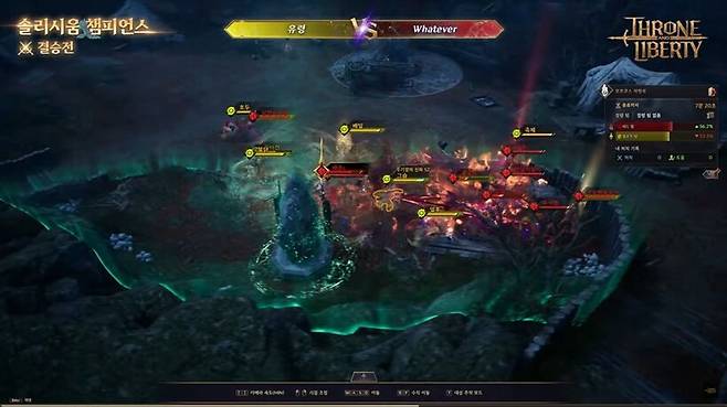 ▲ 개활지에서 난전이 펼쳐졌던 1경기