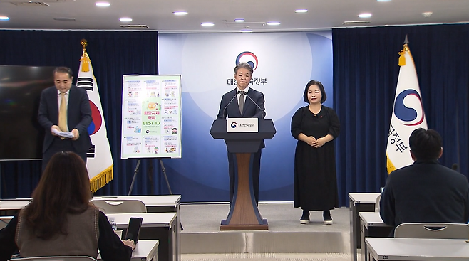 12월 18일 있었던 정부의 황당 규제 공모전 발표