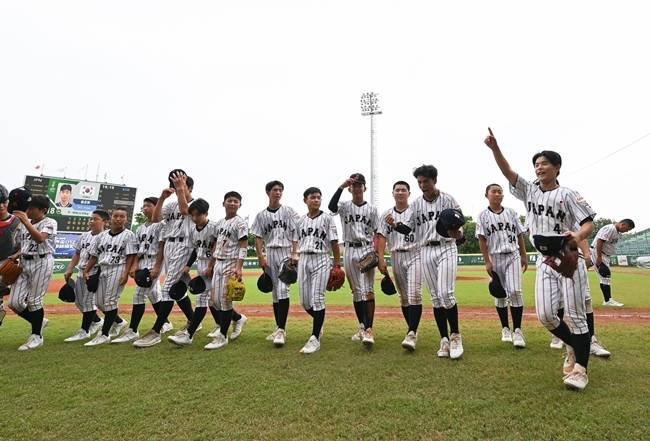 일본 야구 대표팀은 슈퍼라운드 첫 경기서 한국을 상대로 완승을 거뒀다. 사진=WBSC