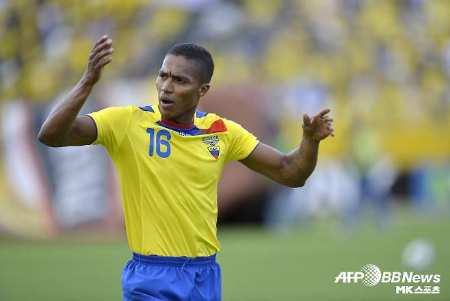 발렌시아는 에콰도르 축구 대표팀의 전설이기도 하다. 사진=AFPBBNews=News1
