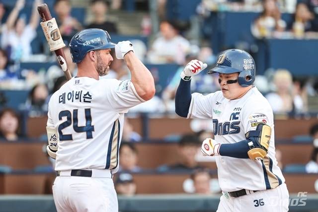 권희동은 1일 창원 KT전에서 오랜만에 홈런을 쳤다. 사진=NC 제공