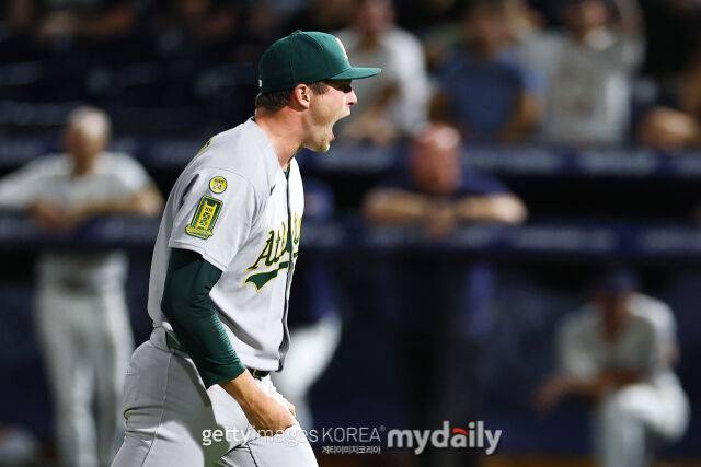 애슬레틱스 시절 메이슨 밀러./게티이미지코리아