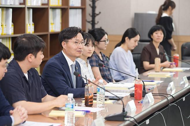 청년연구자 간담회에서 발언하는 구혁채 과기정통부 1차관 [과기정통부 제공. 재판매 및 DB 금지]