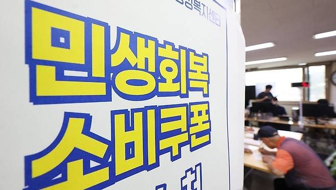 ▲ 민생회복 소비쿠폰 신청하는 시민들. /연합뉴스