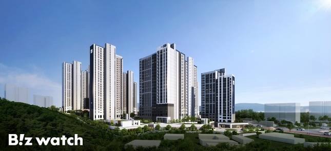 춘천동문디이스트어반포레 투시도/자료=동문건설 제공