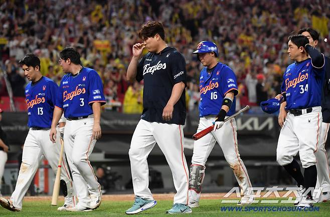 3대2 1점 차로 패한 한화, 류현진은 패전 투수가 됐다.