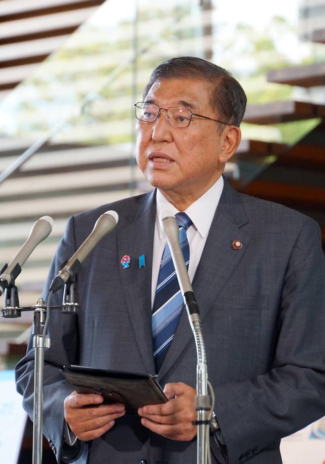 이시바 시게루 일본 총리. EPA연합뉴스