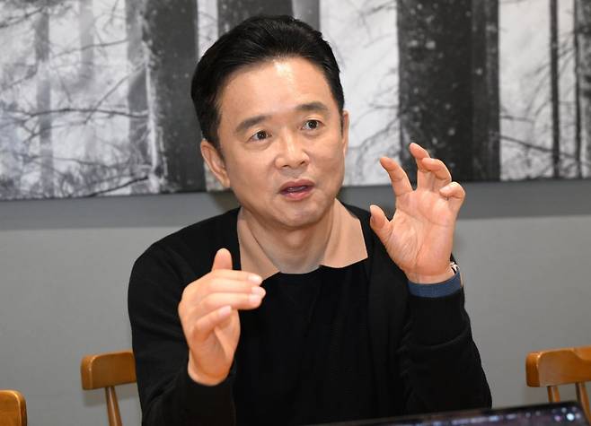 남경필 NGU 대표가 지난 24일 경기 성남시에 위치한 NGU 사무실에서 국민일보와 인터뷰를 하고 있다. 최현규 기자