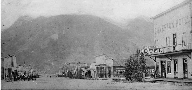 은광 붐(Silver Boom)이 일던 덴버 실버튼의 1880년대 모습. [출처=Denver Public Library]