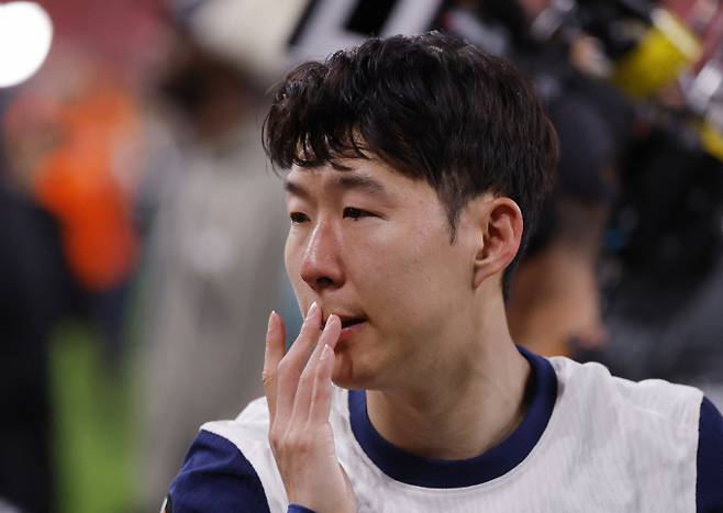 손흥민이 직접 올 여름 토트넘을 떠난다고 알렸다. /사진=로이터