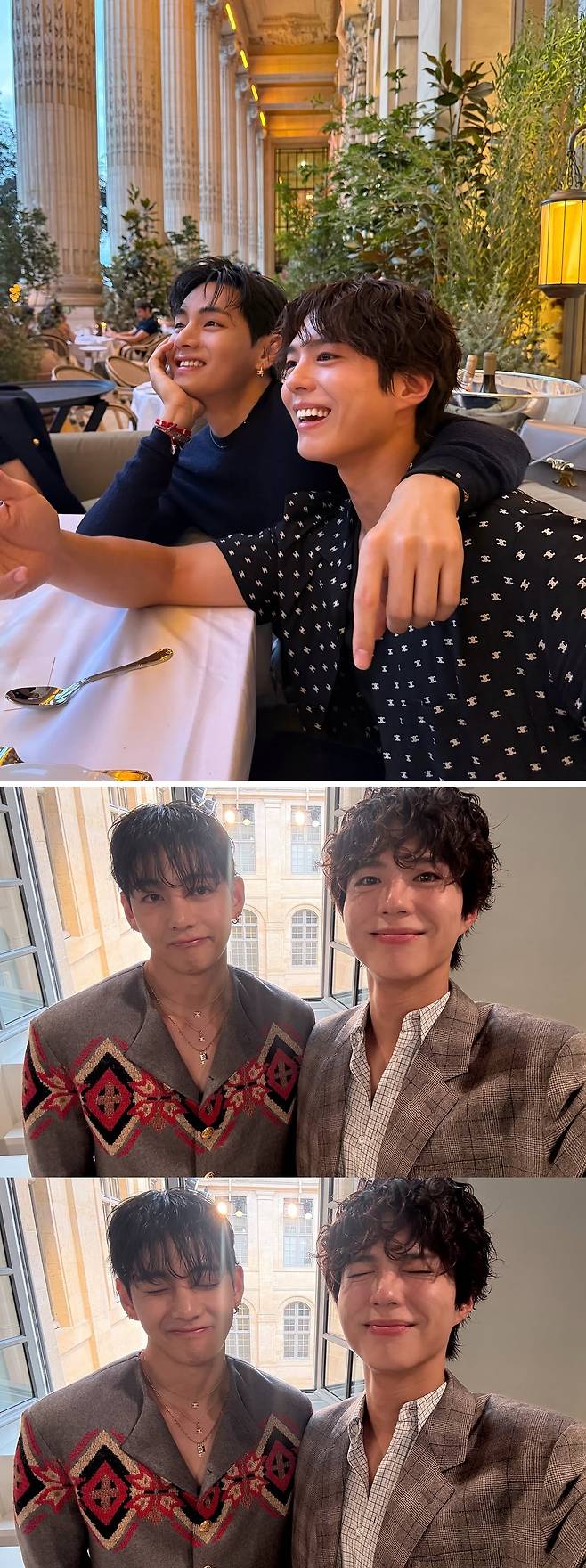뷔 X 박보검 '찐친' 10년 우정..'칸타빌레' 깜짝 등장