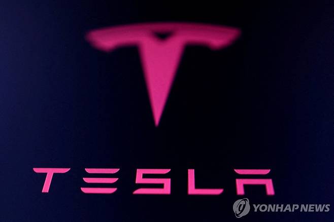 테슬라 로고 [로이터 연합뉴스 자료사진. 재판매 및 DB 금지]