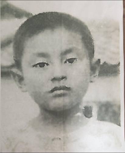 7살에 서울 S 보육원 들어갈 때 찍은 유진수 대표 사진 [본인 제공]