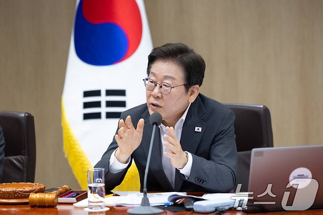 이재명 대통령이 지난달 29일 서울 용산 대통령실 청사에서 열린 국무회의에서 발언하고 있다. (대통령실 제공. 재판매 및 DB 금지) 2025.7.29/뉴스1 ⓒ News1 허경 기자