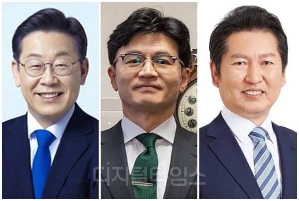 (왼쪽부터) 이재명 대통령, 한동훈 전 국민의힘 대표, 정청래 더불어민주당 대표. [디지털타임스 DB, 민주당 제공]
