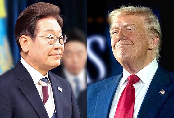 이재명 대통령과 도널드 트럼프 미국 대통령.                                                      뉴스1