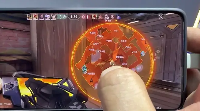 ▲ 브림스톤의 연막 투하는 거의 그대로고, 소이탄은 궤도와 반사각을 가이드라인으로 알려준다