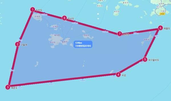 경남권역해상풍력대책위원회가 구상한 통영 욕지도 주변 해양보호구역 지정안. /대책위