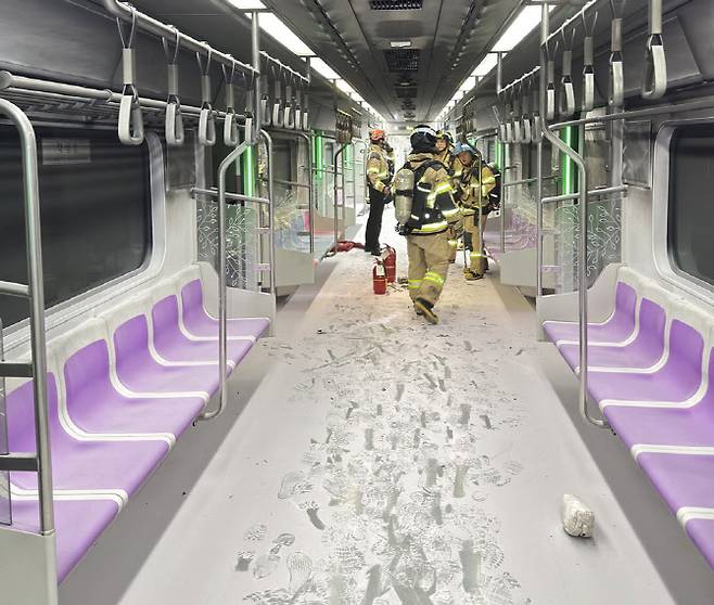 삼성화재가 지난 5월 발생한 ‘서울 지하철 5호선 방화 사건’과 관련해 피해 승객들에게 보상금을 대신 지급한다.(사진=연합뉴스)