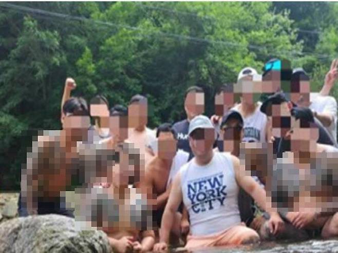 진성파 단체 사진./서울경찰청 제공