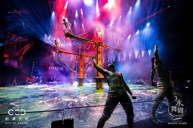 마카오 '더 하우스 오브 댄싱 워터'. ⓒ하나투어