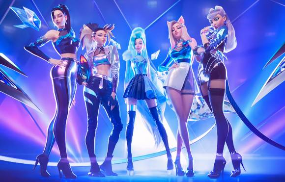 케데헌은 기존에 있던 가상 아이돌의 계보를 잇는다. 사진은 KDA. [사진=라이엇]