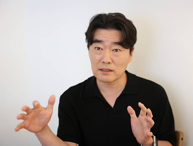 유성주 배우가 31일 서울 성북구 모처 카페에서 본지와 인터뷰하고 있다. / 사진. 이솔 기자