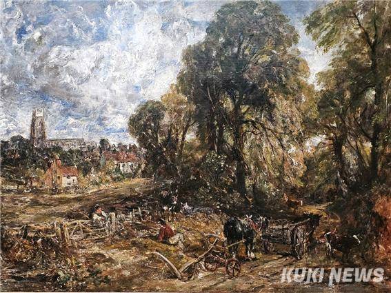존 콘스터블, 스토크 바이 네일랜드(Stoke-by-Nayland), 1836, 캔버스에 유채, 126x169cm, 시카고 미술관