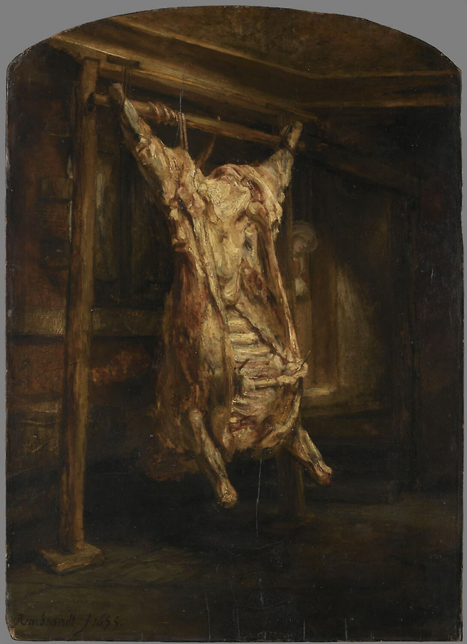 Rembrandt, Harmensz. van Rijn [Le Boeuf écorché], 1655 ©Musée du Louvre