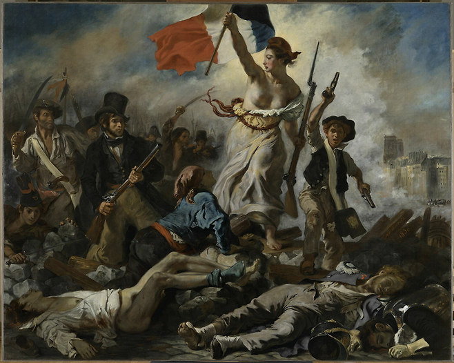 Eugène Delacroix [Le 28 juillet 1830. La Liberté guidant le peuple], 1830 ©Musée du Louvre